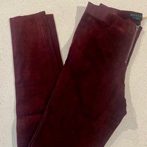 Alice & Olivia Suede Pants - Sz 6